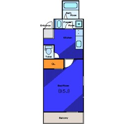 フレクションKSの物件間取画像